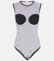 [Nensi Dojaka] Nensi Dojaka Mesh bodysuit AU 14 black