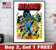 The Micronauts Poster 18" x 24" Print Retro 80s Marvel Comics Wall Art