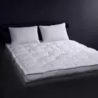 5 Inch Goose White Down Feather Bed Extra Thick Pillowtop Mattress Topper Cotton
