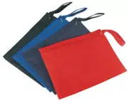 Document Bag with Zipper Closure Business Contract Organizer Fits A4 Paper