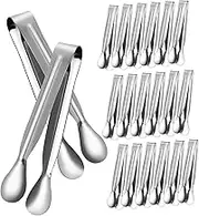 COHEALI 18Pcs Mini Serving Tongs Salad Sugar Pasta Tongs for Appetizers Ice and More Durable Food Tongs for Home and Restaurant Use