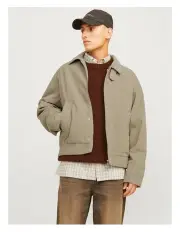 [Jack & Jones] Bronx Corduroy Harrington Jacket in Silver Sage