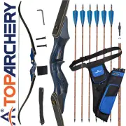 Toparchery 60" Archery Takedown Recurve Bow for Right Hand AdultTeenagers Bow