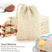 Natural Sisal Soap Bag. Exfoliating Soap Saver Pouch/Holder 9 x 14 cm ﻿