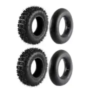 2 x 4.10-6" inch 410-6 Tyre Tube ATV QUAD Bike Go kart Scooter Dune Buggy Mower