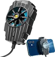 Phone Cooler, Mobile Phone Radiator, 3.35x1.93x1.34 inches Quiet Plug in, Efficient Heat Dissipation, Smartphone Phones Cooling Fan for, Streaming