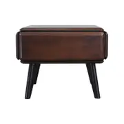 Casa Hardwood Side Table | Arabica Walnut