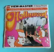 SEALED 1970s Gaf H64 Hollywood California view-master 3 Reels Packet US Travel