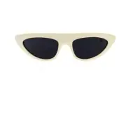 Celine CL40261I25A A Shiny Ivory/Smoke 60 Sunglasses DA