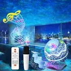 Galaxy Projector Night Lights w Microphones Karaoke Star Projector Kid Xmas Gift