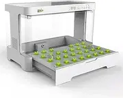 Indoor Herb Garden Kit, Automation Hydroponics Growing System with 32 Planting Holes and LED Intelligent Lighting, Intelligent Temperature Control and Oxygen Delivery, for Explore