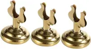 3Pcs Metal Table Number Holders Memo Clip Stands for Weddings Dining Events Menus Stylish Shaped Design Enhance Table Settings and Ambiance