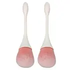 2PCS Nail Dust Brush ABS And Nylon Soft Multifunctional Nail Art Dust Powder GSA