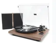 mbeatHIFI Turntable with Speakers - Vinyl Turntable Record Player with 36W Bookshelf Speakers, 33/45 RPM, Bluetooth Streaming via Smart Devices