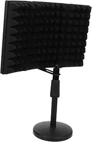 Vaguelly Mini Soundproof Cover Vocal Isolation Shield Microphone Filter Noise Reduction for Gaming Mic