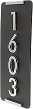 SHINEOFI Address Signs Custom Name Plate House Sign Door Plate Numbers for Mailboxes House Number Address Name Outdoor Door Personalized Plaque Plaques Decoration Large Acrylic