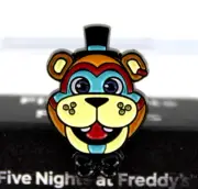 Five Nights At Freddys Glamrock Freddy Enamel Pin 1.25" Security Breach 2024 New