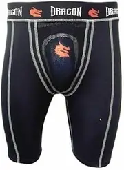 Morgan Sports Dragon Compression Short with Tri-Flex Groin Cup, Small