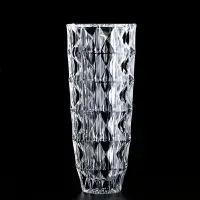 在飛比找樂天市場購物網優惠-捷克進口波西米亞BOHEMIA水晶玻璃臺面裝飾花瓶鉆石百合花