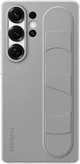 Samsung Standing Grip Smart Phone Case Compatible for Galaxy S25 Ultra, Grey