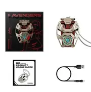 Wireless Bluetooth Earbuds MR28 Cool RGB Ambience Light Mecha-shaped Headset High Quality Zinc Alloy