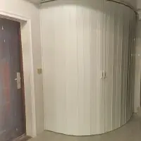 在飛比找蝦皮購物優惠-可上門安裝 室內門塑料PVC摺疊門 隔斷 廁所衛生間移門 廚
