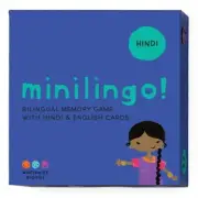Minilingo Hindi / English Bilingual Flashcards: Bilingual Memory Game with Hindi