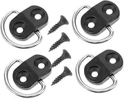 Beatifufu 2 Sets Car Trunk Tie Down Hooks Cargo Anchor Rings for Secure Storage Versatile Vehicle Compatibility for Trunk Modifications and Road Trips
