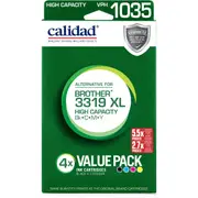 Calidad Brother 3319XL Printer Ink Cartridges 4 pack