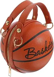[CAXUSD] 1pc Basketball Chain Bag Small Tote Ladies Wallet Mini Cute Purses Basketball Clutch Purse Crossbody Bag Cross Body Bag Single-shoulder Bag All-match Women Bag Cell Phone