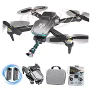 Brushless Motor Drone with Camera-4K FPV Foldable Drone with Silver-brushless
