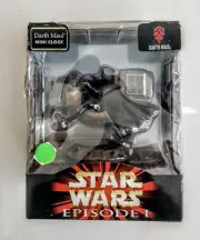 STAR WARS EPISODE I DARTH MAUL MINI CLOCK