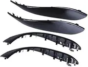 Car Door Handle Cover Trim Replace Outer Frame, for, F30 F32 F80 F31 F33 F34 F35 F36 3 4 3gt Series 2012 2013 2014-2018 Interior Door Handles(Black 4 Pcs Piano Black)