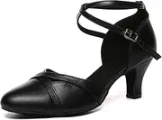 [MINITOO] Women's Leather Salsa Latin Dance Shoes Tango Shoes