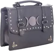 [Ro Rox Boutique] Banned Magic Moon Triple Goddess Wicca Witchcraft Goth Satchel PU Shoulder Bag