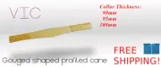 VIC 20 pieces Bassoon Cane GOUGED SHAPED PROFILED PREMIUM QUALITY