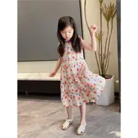 在飛比找ETMall東森購物網優惠-可愛夏季無袖小孩公主裙5歲童裝