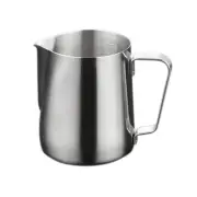 1PC Stainless Steel Milk Frothing Jug Latte Pourer Cappuccino Coffee Jug Silver