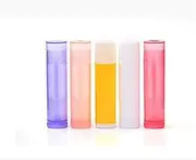 5 PCS Refillable Plastic Round DIY Lipstick Lip Balm Containers, Empty Lip Balm Containers Tubes,5.5ml