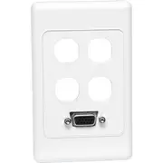 DYNALINK P5985 VGA With 4 Gang Wall Plate Flexible Connection VGA WITH 4 GANG WALL PLATE