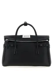 [Maison Margiela] Maison Margiela-5ac East West Borse A Mano Nero-Donna OS