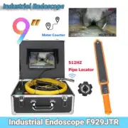9-inch 512Hz Sewer Drain Camera HD Video 4500mAh Industrial Inspection Endoscope