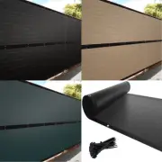 50FT Outdoor Privacy Garden Fence Mesh Screen Fabric Shade Cloth Windscreen