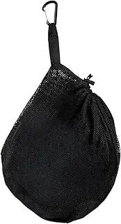 Single Ball Bag with Zipper Pocket Mesh Bag for Volleyball Basketball Rugby