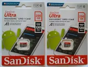 Sandisk Micro SD 256GB 120MB/s FREE FAST SHIPPING FROM CA USA $59.95 -2pk
