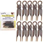 Good Hair Days Magic-Grip® Hairpins, Choose your Color, 10 per pk. / Made in USA