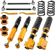 Racing Coilover Shock+Spring Suspension Lowering Kit,Compatible With Yaris Hatchback 07-10