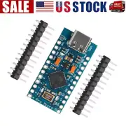 USB Type-C ATmega32U4 5V 16MHz Board For Arduino Replace ATmega328 Pro Mini USA