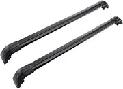 2PC Cross Bars Compatible for Infiniti QX50 2019-2025 Crossbar Luggage Carrier Roof Rack Rail Carrier Lockable Cargo Bars(Black)