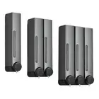 Shower Soap Dispenser Wall Mounted Hand Control Liquid Containers Large Capacity